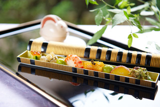 h Rokusei - 九月のお会席料理　前菜の一例