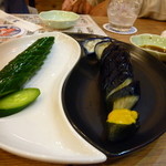濱燒海鮮居酒屋 大庄水產 前橋店 - 胡瓜と茄子の漬物