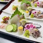 Amakusa Mura - コース料理　刺身盛り合わせ