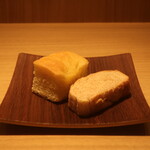 RISTORANTE IL NODO - 自家製フォカッチャとライ麦パン