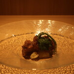 RISTORANTE IL NODO - 小田原猟師森さんの仕留めた猪バラ 玉ねぎ ジャガイモ 春菊