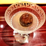 銀座 しのはら - 栗の渋皮煮唐揚げ