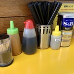 ラーメンエース - テーブルセット