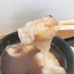 エムカフェ - お餅は、外側がカリッと中はしっとり、、美味しいですねー