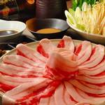酒菜 - 女子必見！コラーゲンたっぷりなあぐー豚のしゃぶしゃぶ★