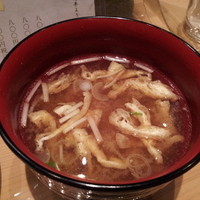 新宿割烹 中嶋 - 味噌汁
