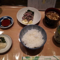 新宿割烹 中嶋 - 鰯刺身定食