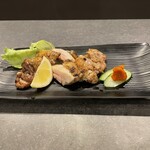 Sumibiyaki Juuhachi - ◆地養鶏もも肉岩塩焼き　贅沢にもも肉一枚を炭火で焼き上げました！