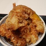 日本橋 天丼 金子半之助 - 大きなかぼちゃ