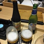 横浜 鮨 ふくじゅ - ビール♪