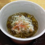 横浜 鮨 ふくじゅ - なめことズワイガニの茶碗蒸し