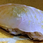 横浜 鮨 ふくじゅ - ひらめ