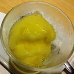 横浜 鮨 ふくじゅ - リンゴと日本酒のシャーベット