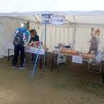 つつみ屋 - 『TOMIYA＆TAIWA 七ツ森ハーフマラソン』のブースで