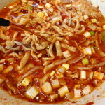 ラーメン二郎 - 赤酢投入～♪