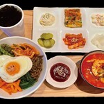 야채 • 남루비빔밥