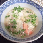 Kyouryourimanchou - 海老芋の生湯葉と蟹餡かけ