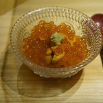 鮨 りんだ - 名物の一つ・イクラは小丼で