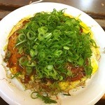 おゝ井 - あおい焼(950)はそば肉玉に大葉・イカ天入りだが