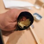鮨　縁 - トロ手巻きだったかな