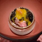 八重洲 steak & seafood 鉄板焼き 一心 - たっぷり底に牛肉