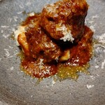 八重洲 steak & seafood 鉄板焼き 一心 - 自家製黒毛和牛ハンバーグ