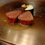 八重洲 steak & seafood 鉄板焼き 一心 - 群馬県産黒毛和牛フィレ