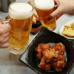 Chicken and beer (chimaek)