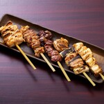 Today's delicious selected Yakitori (grilled chicken skewers) (5 skewers)