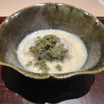 料理屋 稲家 - 先付け　白甘鯛の酒蒸し　とんぶりのせ