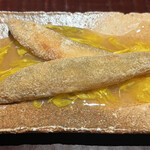 料理屋 稲家 - 天然　本ししゃも　菊花の餡