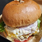 BURGER MARU - タルタルチーズバーガー