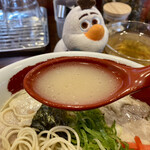 Nagahamaramemmenou - スープ…ちょっと塩辛い。
