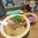 Rock’anDo - 肉豚そば¥1,300＋限定飯¥350