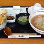 Mendokorokouen - ちび天丼セット850円