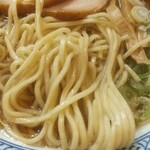 中華そば 多賀野 - 麺の感じ