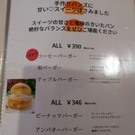 モグタロウ - メニュー