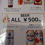 モグタロウ - メニュー