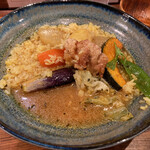 スパイス＆スマイル - Vegetables 10種類野菜　with鶏唐揚げ