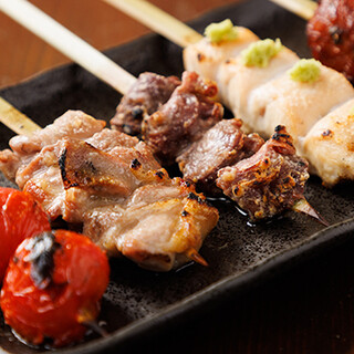Delicious "chicken dishes" including yakitori made with fresh chicken