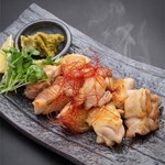 Hakata flavored chicken grilled with salt
