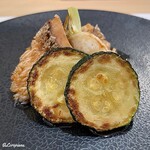 和海味處 Fuurin - 甘鯛の鱗焼きと蕪とズッキーニ