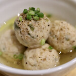 波へい - とり団子