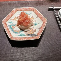 Ji-Cube - 1.トマトと海老の甘酢和え。