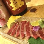 小皿料理 38 - 和牛肉刺し