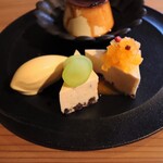 さじこよみ - Veganレアチーズケーキ、シャインマスカット