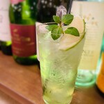 山形焼鳥 野菜串 チーズ ワイン フェニックス - ライムモヒート