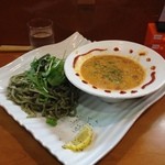 とんこつらーめん ひかり - 2013年5月14日限定
      トマトつけ麺950円