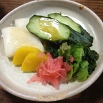 武蔵屋 - 料理⑤お新香