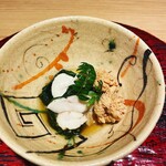 Ryouri - 鯛白子蕗の葉巻き